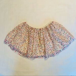 Epic threads all over star print metallic sparkle tulle layered skirt girls 6X